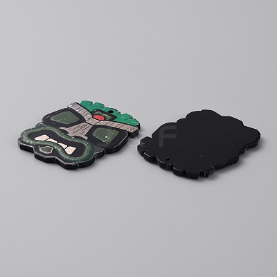 Acrylic Pendants LS-MACR-WH0010-08B-1
