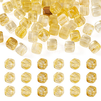 60Pcs Transparent Acrylic Beads OACR-TA0004-88A-1