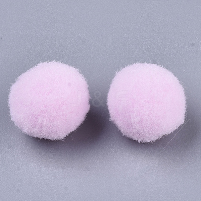 DIY Doll Craft Polyester High-elastic Pom Pom Ball AJEW-R093-01-C13-1