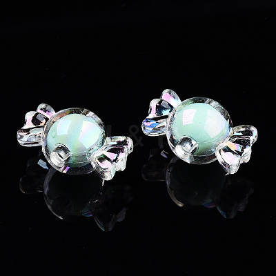 Transparent Acrylic Beads X-TACR-N011-002A-03-1