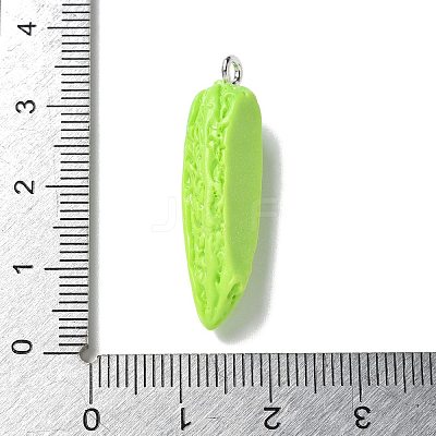 Resin Iron Pendants RESI-D280-10-1