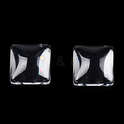 Transparent Glass Cabochons LS-GGLA-WH0034-07-1