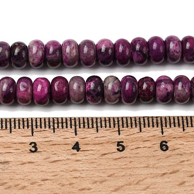 Natural Map Stone/Picasso Stone/Picasso Jasper Beads Strands G-A280-A12-01-1