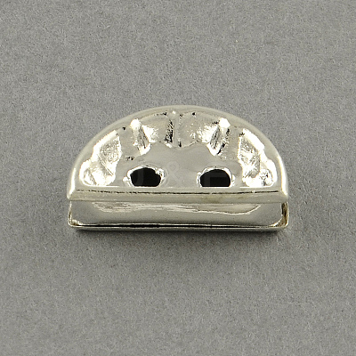 2-Hole Iron Grade A Rhinestone Bridge Spacers RB-R031-36-1