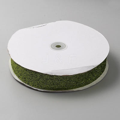 Sparkle Polyester Ribbon OCOR-WH0082-158B-02-1