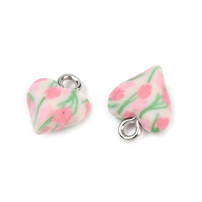 Handmade Polymer Clay Charms CLAY-G112-01K-1
