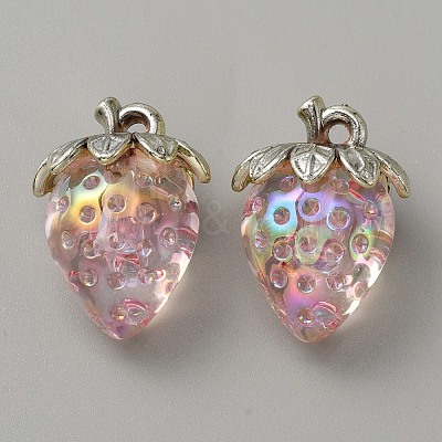 Transparent Acrylic Pendants OACR-CJC0009-01B-1