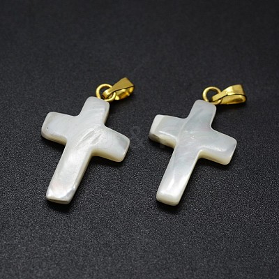 Shell Pendants SSHEL-E565-B-01G-1