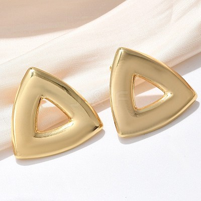 304 Stainless Steel Stud Earrings EJEW-U047-31G-1