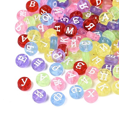 Transparent Acrylic Beads TACR-Q013-08-1