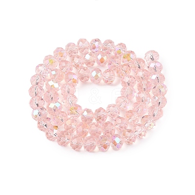 Electroplate Glass Beads Strands EGLA-A044-T8mm-L22-1