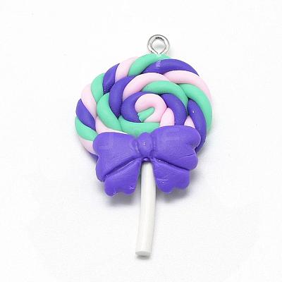 Handmade Polymer Clay Pendants CLAY-Q240-012-1