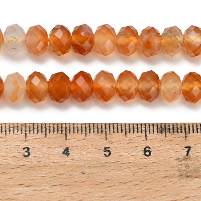Natural Banded Agate Beads Strands G-Z111-A01-01-1