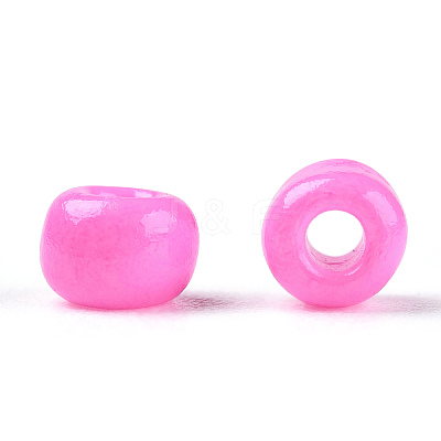12/0 1.5~2mm Baking Paint Glass Seed Beads Loose Spacer Beads X-SEED-S001-K2-1