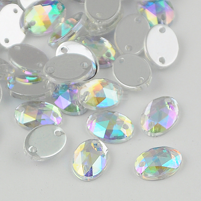 Sew on Rhinestone LS-ACRT-M013-13x18mm-14-1