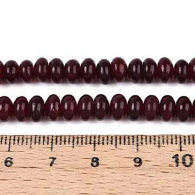 Dyed Natural White Jade Beads Strands G-T139-59A-01-1