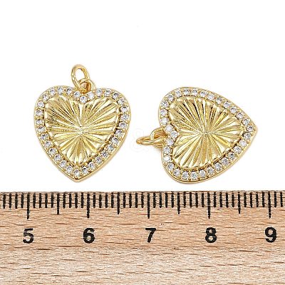 Brass Micro Pave Cubic Zirconia Pendants ZIRC-I367-11G-05-1