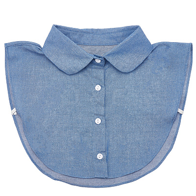 Detachable Cotton Shirt Collars AJEW-WH20816-025B-1