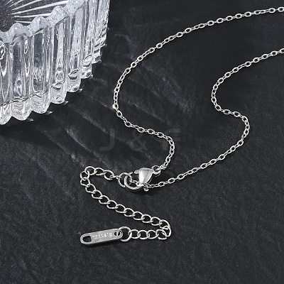1.5MM 304 Stainless Steel Cable Chain Necklaces for Women SA-CBACA62-06P-1