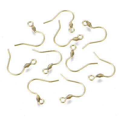 304 Stainless Steel Earring Hooks X-STAS-S111-011G-NR-1