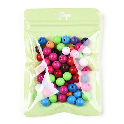 Macaron Color Plastic Yin-yang Resealable Bags OPP-N001-01E-03-1
