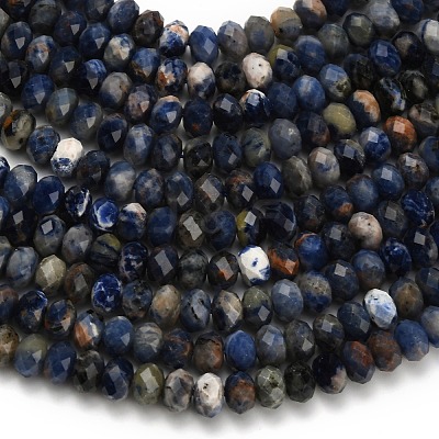 Natural Sodalite Beads Strands G-Z111-A20-1