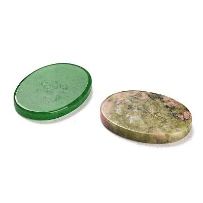 Natural & Synthetic Mixed Gemstone Cabochons G-M424-12-1