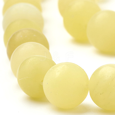 Natural Lemon Jade Beads Strands G-T106-306-1