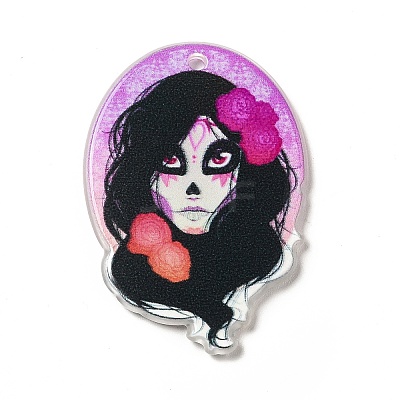 Halloween Acrylic Pendants SACR-B004-05C-1