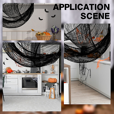 1Pc Halloween Decorative Gauze DIY-GF0011-75B-1