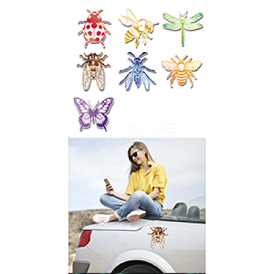 Reflective Vinyl Car Stickers STIC-WH0022-024-1