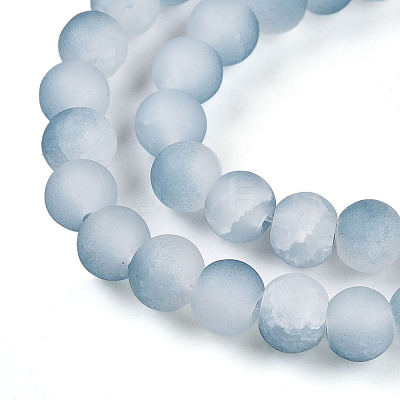 Crackle Glass Beads X1-GLAA-N009-6mm-06-1