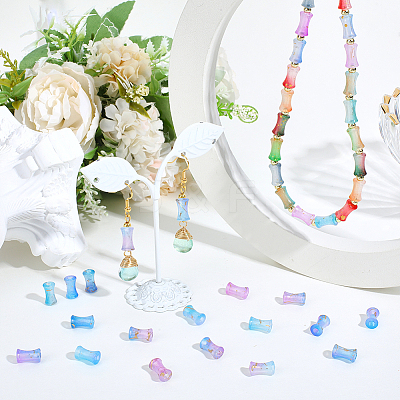 800Pcs Transparent Acrylic Beads OACR-PA0001-98B-1