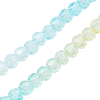Transparent Glass Beads Strands GLAA-YW0001-59A-1