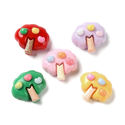 Opaque Resin Cabochons CRES-F030-01C-1