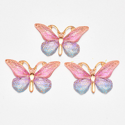 Transparent Acrylic Pendants TACR-R140-08E-1