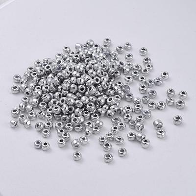 Electroplate 6/0 Glass Seed Beads SEED-Q005-P-1