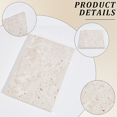 Natural Travertine Display Pedestals DIY-WH20002-68B-01-1