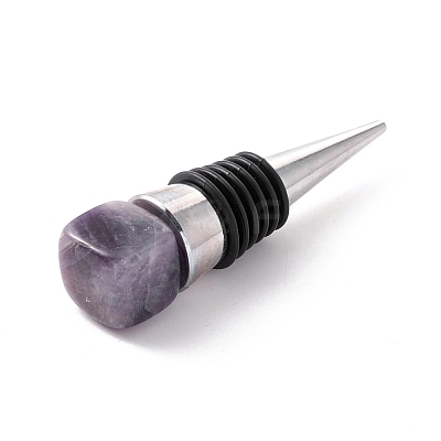 Natural Gemstone Bottle Stoppers G-D479-02P-01-1