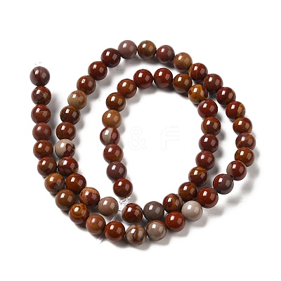 Natural Jasper Beads Strands G-H298-A05-02-1