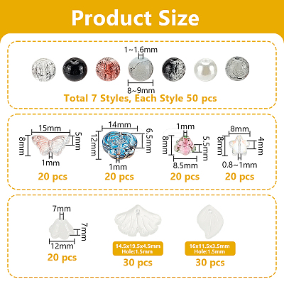 DIY Glass Beads Making Findings Kits DIY-PH0023-55-1