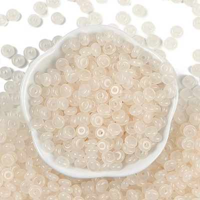 Transparent Colours Glass Seed Beads X1-SEED-P008-01B-06-1