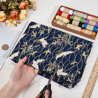 Japanese Style Cotton Fabric DIY-WH0589-004A-02-1