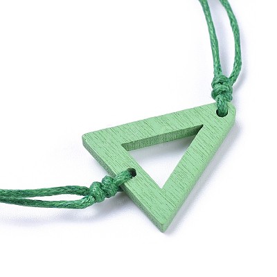 Adjustable Waxed Cotton Cord Bracelets BJEW-JB04292-02-1