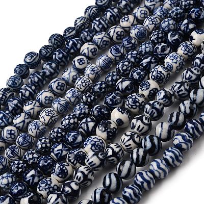 Handmade Porcelain Beads Strand PORC-H014-01A-1