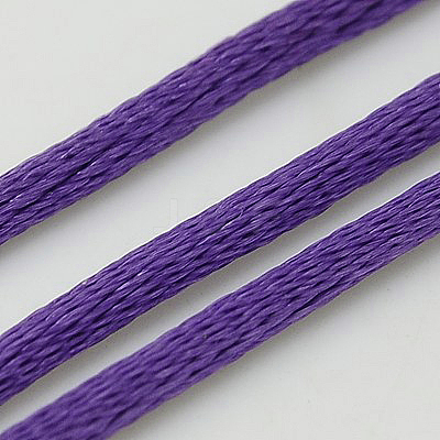 Nylon Satin Rattail Cords NWIR-A003-08-1