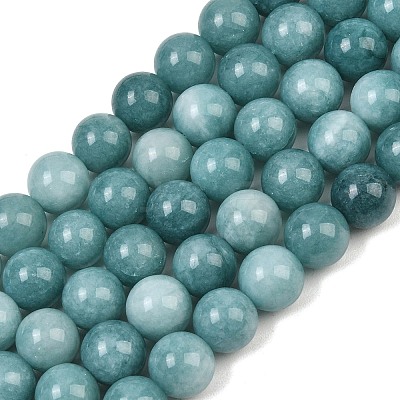 Natural Dyed White Jade Beads Strands GG-CBAEB22-B01-12mm-04-1