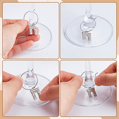DIY Wine Glass Charms Making Kits DIY-ME0003-76-1