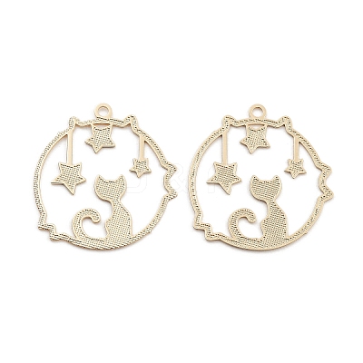 Long-Lasting Plated Brass Pendants KK-K336-50KCG-1