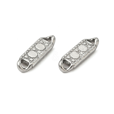 304 Stainless Steel Connector Charms STAS-K252-16P-1